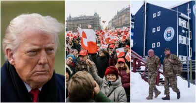 Copertina di Trump annuncia dazi per i Paesi europei che hanno inviato militari in Groenlandia: “Gioco pericoloso”. Proteste contro gli Usa a Nuuk e Copenaghen