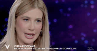 “Francesco Sarcina mi bruciò 60 paia di scarpe dopo dei litigi. Non denunciai per nostra figlia. Tre anni fa un aborto in treno per troppo stress”: così Clizia Incorvaia