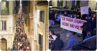 Isernia, migliaia di persone alla fiaccolata in difesa della sanità pubblica: “Questa battaglia non si fermerà qui”