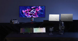 Copertina di Asus ROG al CES festeggia i suoi 20anni. Tra gli annunci il notebook da gaming con due schermi, la collaborazione con Kojima Productions e gli occhiali AR da gaming