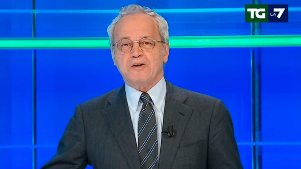 “Vado a Mediaset o in Rai? Dove vi piace? Ho parlato con i dirigente di Viale Mazzini. E Mediaset? Perché no?”: così Enrico Mentana sulle voci dell’addio a La7