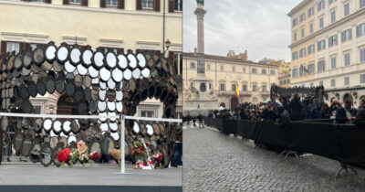 Copertina di In fila per l’ultimo addio a Valentino, l’ultimo imperatore di Roma (e della moda). “Giancarlo e Valentino: Forever…”: una sola parola carica di un significato potente