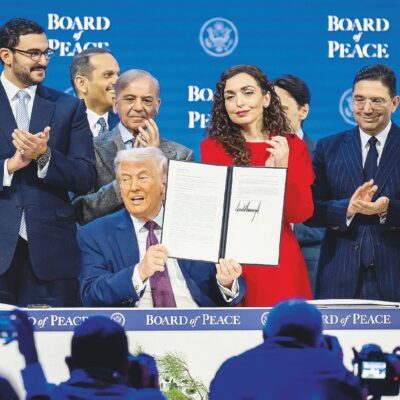 Copertina di Gaza, solo in 20 nel Board of Peace: petrodollari e patti con Trump