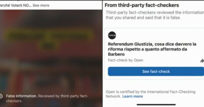 Copertina di “È troppo virale”: oscurato da Meta il video di Barbero con le ragioni del No al referendum
