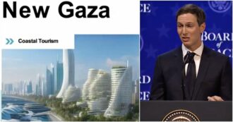 Copertina di Grattacieli futuristici e aree residenziali:  Jared Kushner mostra le slide con il piano per la Nuova Gaza
