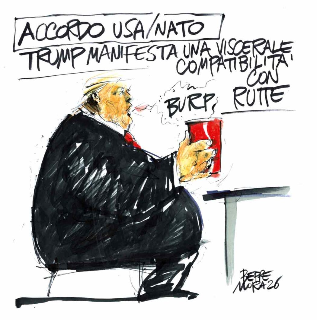 La vignetta di Beppe Mora