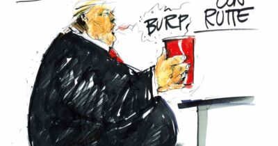 Copertina di La vignetta di Beppe Mora