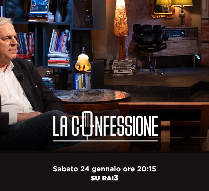 Bertolino a La Confessione di Gomez (Rai 3): “Ho debuttato al cinema grazie ad Alberto Sordi. La prima volta mi disse: ‘Mi interessa la tua faccia’”