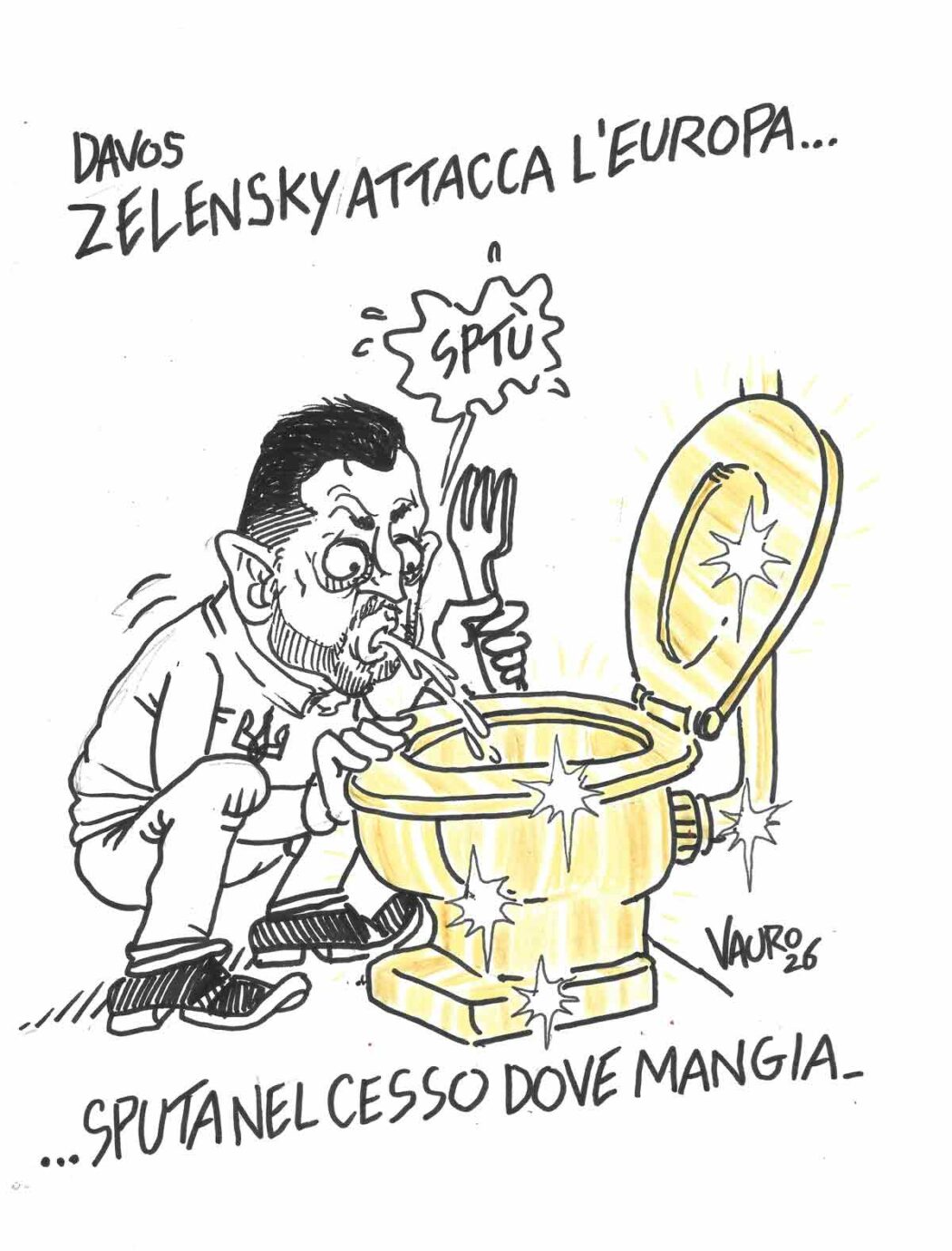La vignetta di Vauro