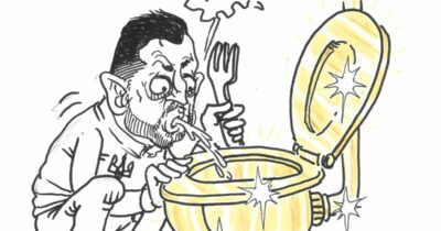 Copertina di La vignetta di Vauro