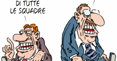 Copertina di La vignetta di Franzaroli