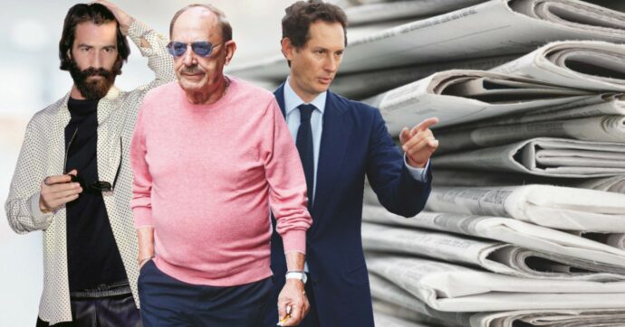 Media&politica: Elkann, Angelucci e Del Vecchio: il gran ribaltone dei giornali che guarda a destra