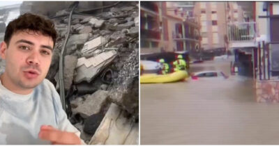 Copertina di “Nessuno parla dei danni del ciclone Harry in Sicilia, Sardegna e Calabria. Luoghi rasi al suolo, attività spazzate via in una notte”: la denuncia di Gabriele Vagnato