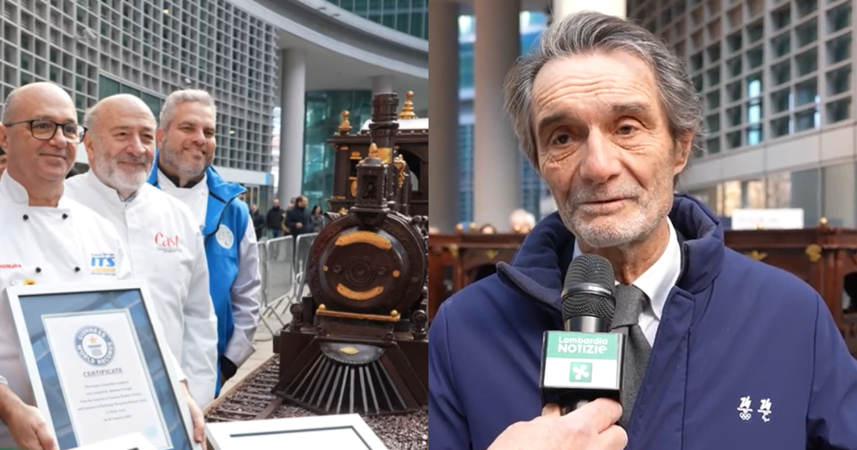 il treno di cioccolato pi249 lungo del mondo 232 a milano nuovo guinness dei primati con 22 vagoni 5527 metri di lunghezza e 28 quintali di peso da Ilfattoquotidiano.it il treno di cioccolato pi249 lungo del mondo 232 a milano nuovo guinness dei primati con 22 vagoni 5527 metri di lunghezza e 28 quintali di peso