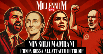 Copertina di “Non solo Mamdani: l’onda rossa all’attacco di Trump”. Giovedì alle 12 Millennium Live con Bhaskar Sunkara e Salvatore Cannavò