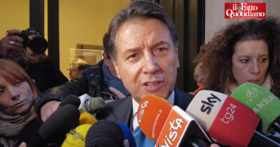 Copertina di Conte ai cronisti: “Meloni in Aula sull’emergenza in Sicilia? Ma secondo voi ci mette la faccia, suvvia…”