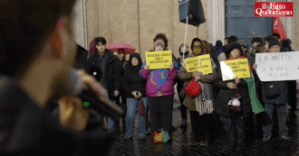 Antisemitismo, presidio contro il Ddl Romeo: “Incostituzionale. Una vendetta del Governo per le manifestazioni per la Palestina”