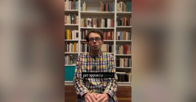 Copertina di “Sondaggio rivolto agli studenti per segnalare i docenti di sinistra. Io lo sono, schedatemi”: la video-denuncia di un prof