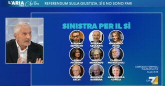 Copertina di Referendum, Carofiglio gela il fronte del Sì, da Picierno a Concia: “Non vedo gente di sinistra lì”. Su La7