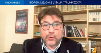Copertina di Montanari a La7: “Il problema per il governo Meloni è zittire Ghali su Gaza, non cosa fa l’Ice”