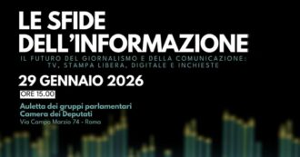 Copertina di Le sfide dell’informazione: la diretta dalla Camera con Peter Gomez e Marco Travaglio