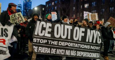 Copertina di Licenza di retata per l’Ice. Monta la rabbia: scioperi e piazze strapiene