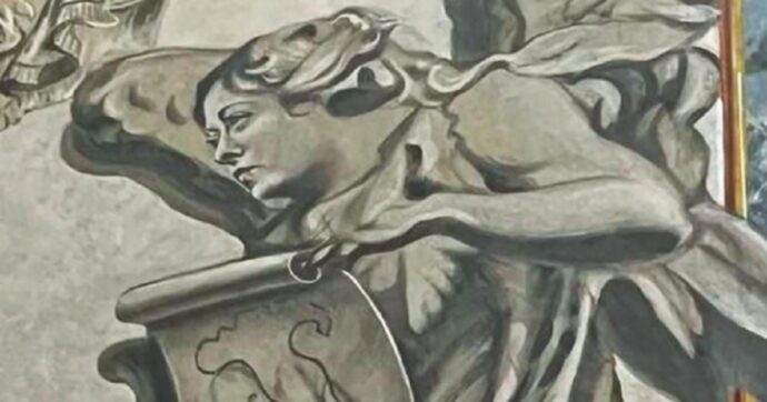 Ritratto nella chiesa di San Lorenzo in Lucina, “La somiglianza con Meloni c’è”: si muovono  Mic e Vicariato