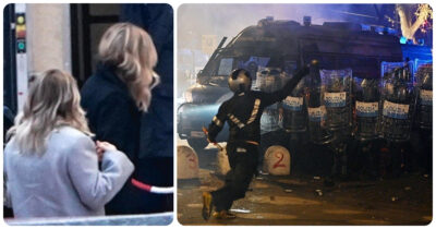 Copertina di Askatasuna, Meloni visita il poliziotto pestato. Due arresti, 29 agenti feriti. Salvini: “Ora tolleranza zero”