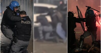 Copertina di “Quella scena l’ho vista con i miei occhi”: la cronista racconta cosa è successo prima del pestaggio del poliziotto a Torino