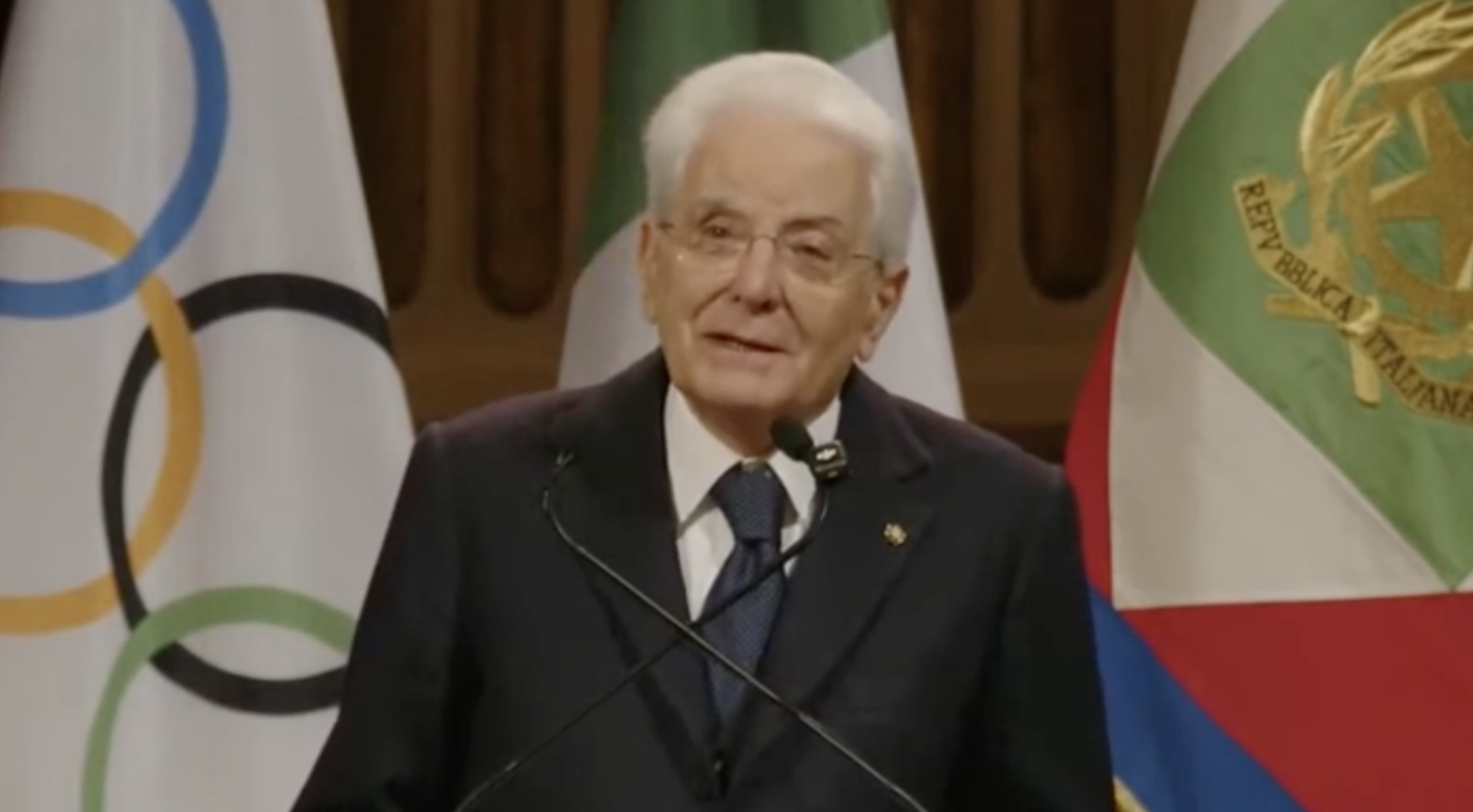 Mattarella dichiara aperta la 145esima sessione del Comitato olimpico internazionale