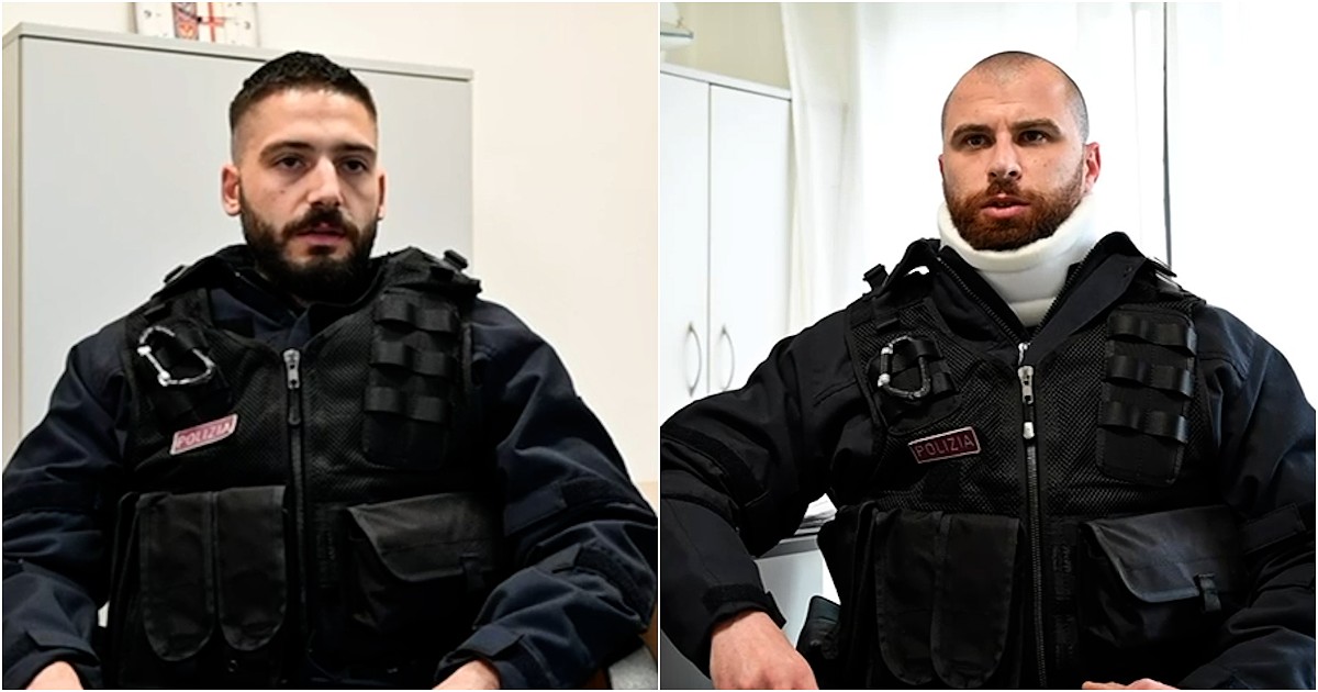 Scontri a Torino, la polizia diffonde un’intervista video all’agente aggredito: “Amareggiato, ma sto bene”
