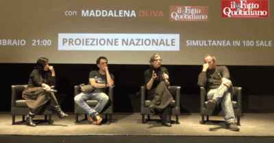 Copertina di “A Gaza si continua a morire. Board of peace? Nulla a che vedere con la pace”: la proiezione di “Disunited Nations” con Oliva,  Albanese, Germano e Nucci