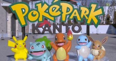 Copertina di Arriva PokePark Kanto, il primo parco divertimenti a tema Pokemon: biglietti già sold out per i prossimi mesi, ecco dov’è, quali sono le attrazioni e quanto costa