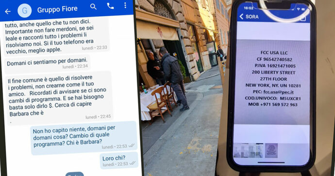 Ciccio, “il Tabaccaio” e l’uomo di Palazzo Chigi. Tutte le chat della Squadra Fiore: “Risolviamo problemi, loro sanno tutto”