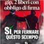 Copertina di “Votate Sì al referendum per fermare questo scempio”: la fake news di Fdi e Salvini sulla scarcerazione dei manifestanti a Torino