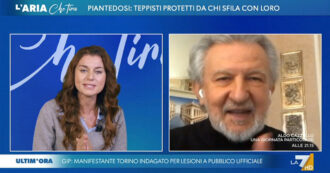 Copertina di “La Russa? L’incarico di presidente gliel’ha dato Mattarella”: la gaffe clamorosa di Susanna Ceccardi su La7