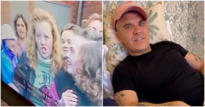 Copertina di Robbie Williams chiama una fan che gli aveva lasciato il numero negli anni ’90, poi l’amara scoperta: non è più attivo. Parte la caccia social per trovarla