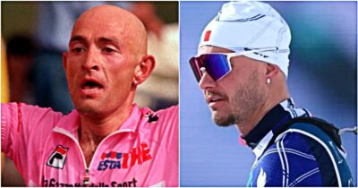 Copertina di “Indosso l’orecchino di Marco alle Olimpiadi. È il coraggio di attaccare quando nessuno osa”: il tributo di Jacquelin per Pantani