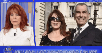 Copertina di “Luca Giurato è andato via all’improvviso, non siamo riusciti a dirci tutto. Mi ha conquistato il suo essere buono, non conosceva l’invidia e la concorrenza”: Daniela Vergara in lacrime a La Volta Buona