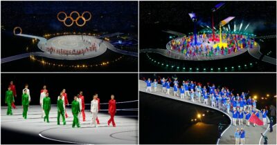 Copertina di La cerimonia d’apertura - diretta | Mattarella in tram, l'autista è Valentino Rossi. Sfilata "diffusa" per le squadre. Il racconto della giornata