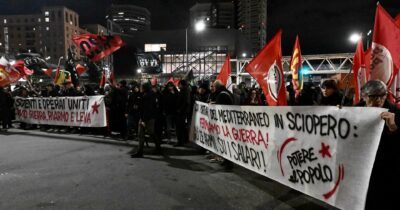 Copertina di “Piantedosi ci vorrebbe a casa, noi rispondiamo bloccando navi e armi”