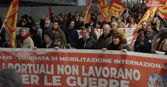 Copertina di Sciopero internazionale dei portuali contro l’economia di guerra: a Genova impedito l’attracco di una nave diretta verso Israele