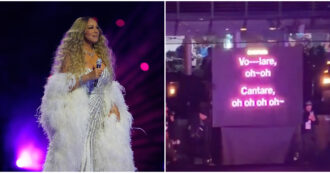 Copertina di Il gobbo tv di Mariah Carey è diventato virale: ecco il segreto della pronuncia italiana (notevole) per “Nel Blu Dipinto di Blu”  – IL VIDEO