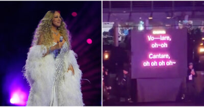 Copertina di Il gobbo tv di Mariah Carey è diventato virale: ecco il segreto della pronuncia italiana (notevole) per “Nel Blu Dipinto di Blu”  – IL VIDEO