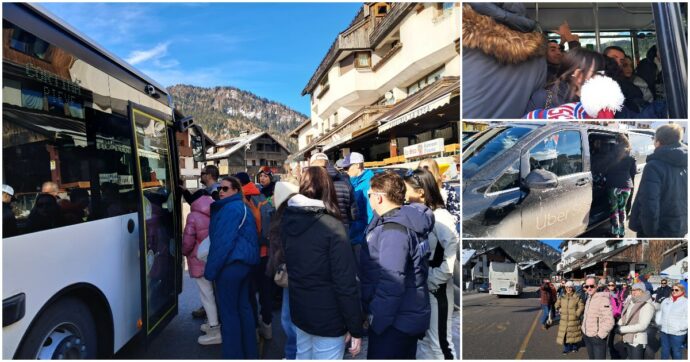 “Una vergogna, così non va”: l’odissea dei visitatori di Cortina senza biglietto tra parcheggi vuoti e bus che non arriva mai