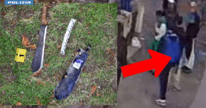 Bologna, assalto con machete e spranga di ferro ai danni di tre giovani: identificati dalle telecamere, due arresti