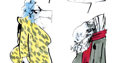 Copertina di La vignetta di Beppe Mora