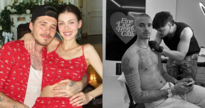 Copertina di La faida tra Romeo e Brooklyn Beckham continua a colpi d’inchiostro: il primo si tatua la parola “famiglia”, il secondo cancella il tattoo in onore di papà David