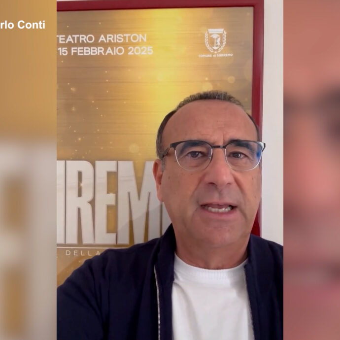“Ecco chi sarà il superospite della prima serata”: l’annuncio di Carlo Conti per Sanremo 2026