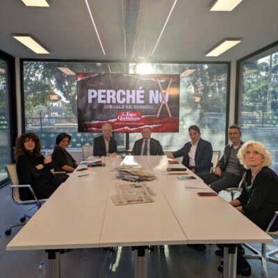 Copertina di Referendum, in edicola sul Fatto Quotidiano dell’11 febbraio il forum con Nicola Gratteri